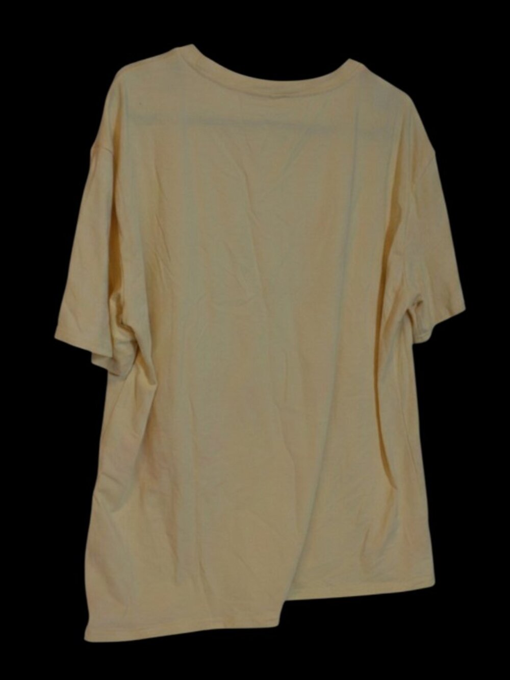 Queen of Hearts Playing Card Graphic T Shirt Women's XL Cream Short Sleeve Tee - Picture 3 of 3